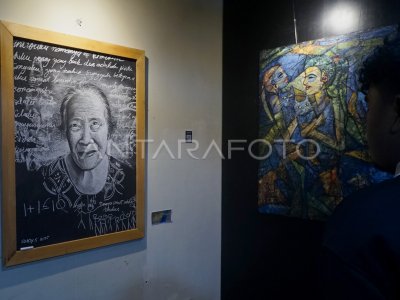 Pameran seni rupa di Tulungagung
