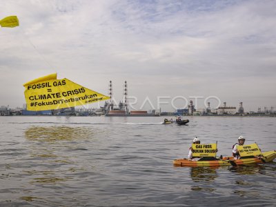 Aksi tuntut ambisi iklim di Jakarta
