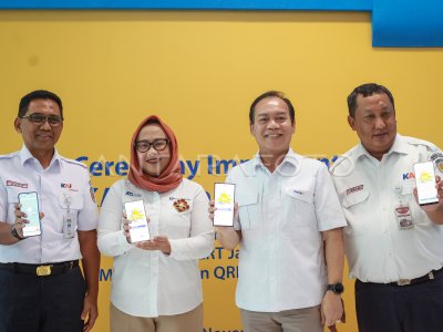 Inauguración de la Implementación de QRIS Tap Livin en KRL y LRT