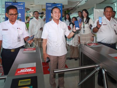 Inauguración de la Implementación de QRIS Tap Livin en KRL y LRT