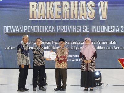 Mendikdasmen hadiri Rakernas Dewan Pendidikan