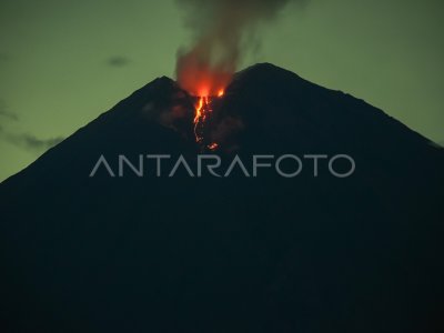 Aktivitas vulkanik Gunung Semeru