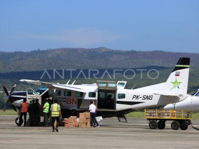 Pendistribusian bantuan bencana melalui udara di Aceh