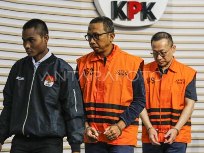 Detention of a suspect in the DJKA Medan project case