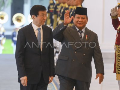 Presiden Prabowo terima kunjungan Ketua MPR China