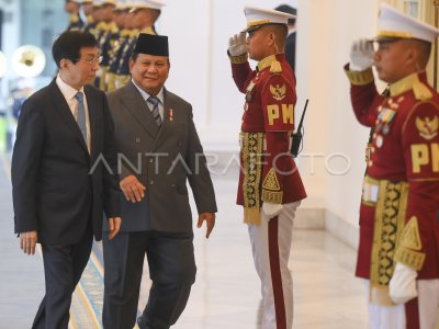 Presiden Prabowo terima kunjungan Ketua MPR China
