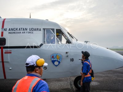 Handover of the NC212i aircraft from PTDI to the Indonesian Air Force