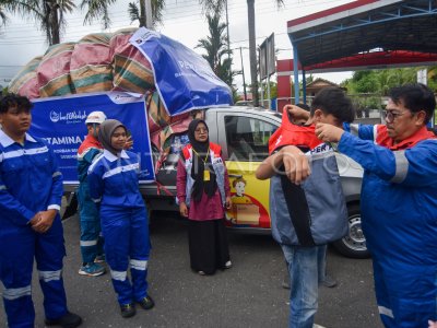 Pertamina international shipping kirim bantuan ke Agam