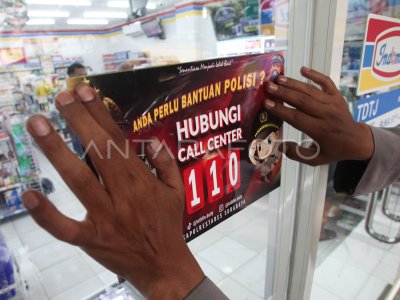 Call Center 110 of the Surabaya Metropolitan Police