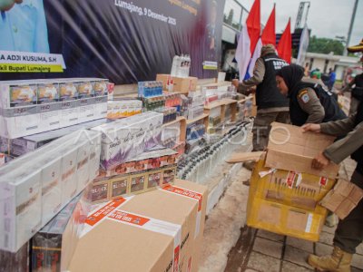 Pemusnahan barang hasil penindakan Bea Cukai Probolinggo