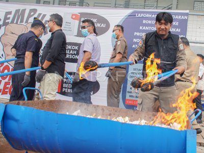 Pemusnahan barang hasil penindakan Bea Cukai Probolinggo