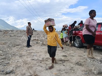 Bantuan untuk korban banjir dan longsor di Papua Pegunungan