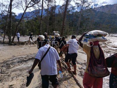 Bantuan untuk korban banjir dan longsor di Papua Pegunungan