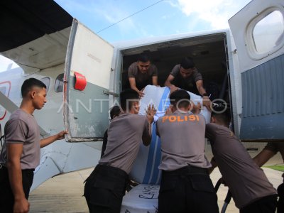 Bantuan logistik Kemenkopolhukam untuk Aceh