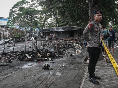Kondisi pascakericuhan di Kalibata