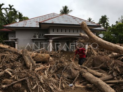 Dampak bencana banjir bandang di Pidie Jaya