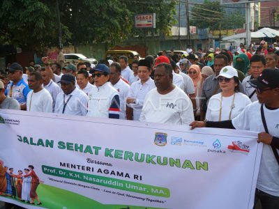 Religious Harmony Healthy Walk in Southwest Papua