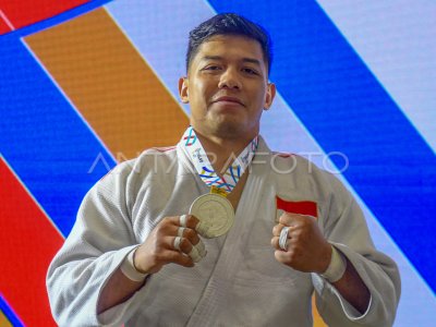 Judoka Gede Ganding contributes silver at the 2025 SEA Games