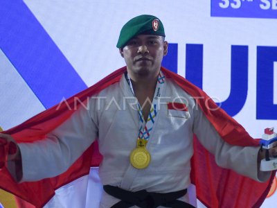 Judoka I Made Sastra Dharma wins gold at the SEA Games