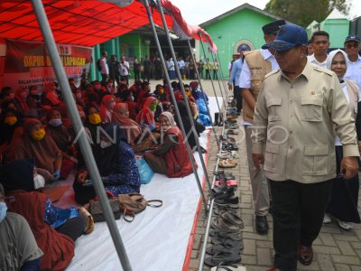 Presiden temui pengungsi di Sumut