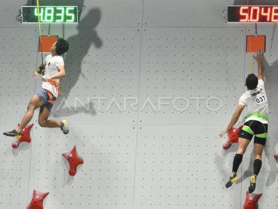 Robby Al Hilmi remporte la médaille d&#039;or en escalade de vitesse masculine