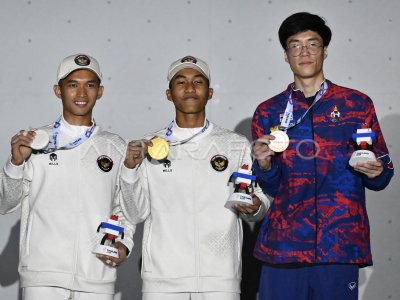 Robby Al Hilmi remporte la médaille d&#039;or en escalade de vitesse masculine