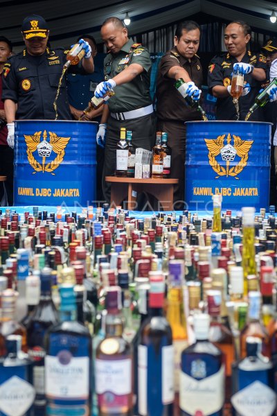 Pemusnahan barang hasil penindakan Bea Cukai Jakarta