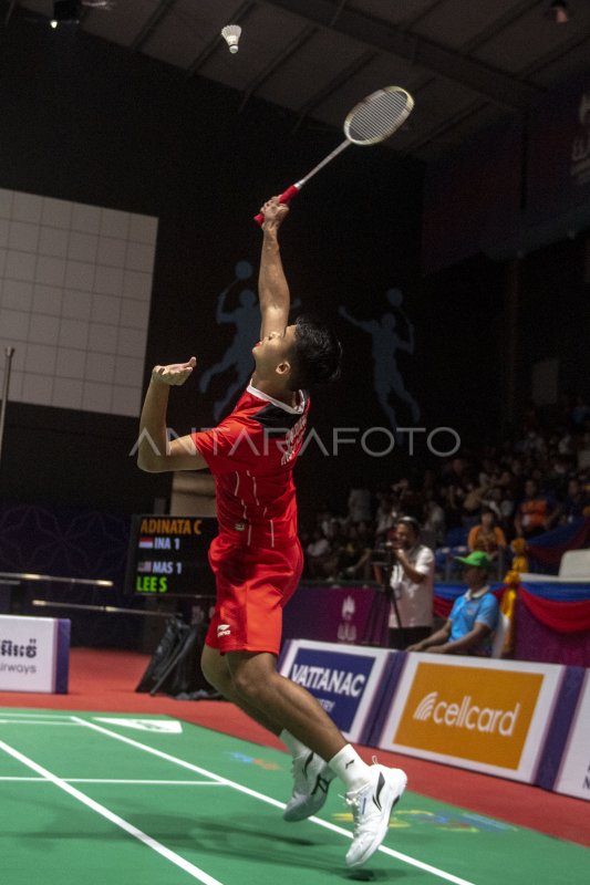 Indonesia Raih Emas Bulu Tangkis Beregu Putra SEA Games | ANTARA Foto