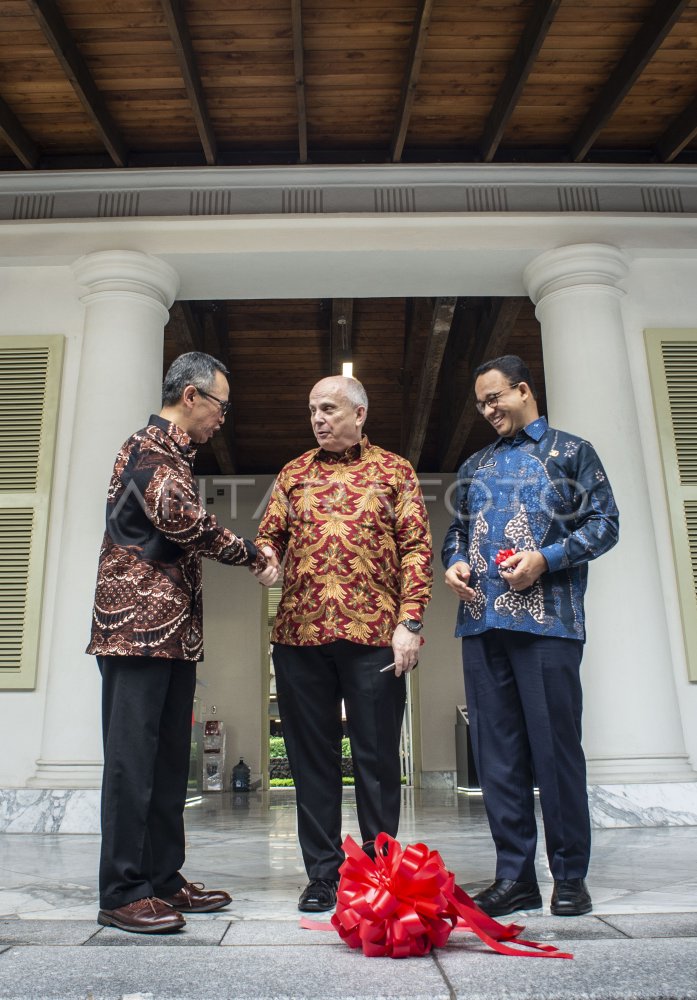 PERESMIAN GEDUNG BERSEJARAH DI KOMPLEKS KEDUBES AS | ANTARA Foto