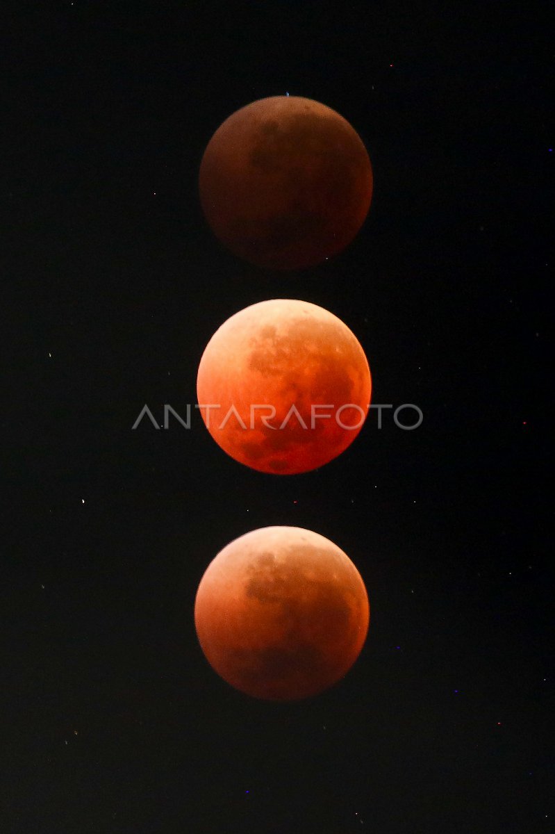 Gerhana bulan total di Banyuwangi 