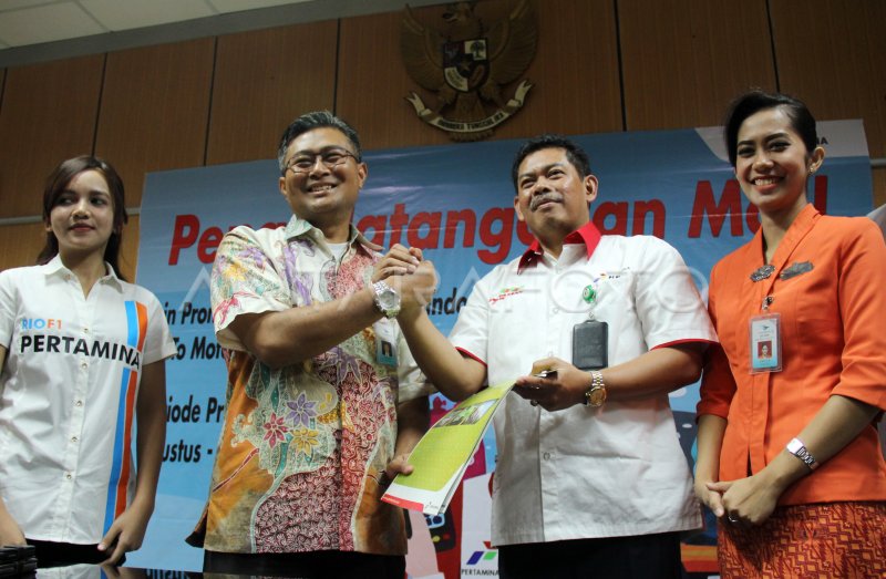 KERJASAMA PROMOSI PERTAMINA-GARUDA | ANTARA Foto