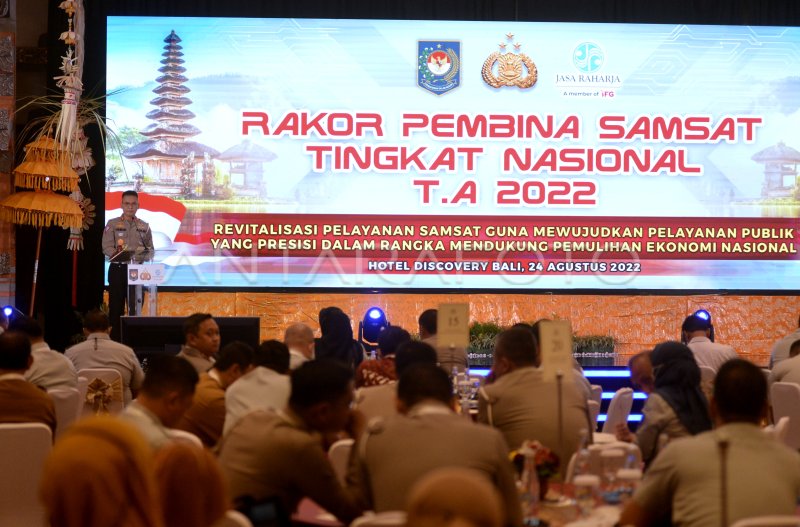 RAKOR PEMBINA SAMSAT TINGKAT NASIONAL | ANTARA Foto