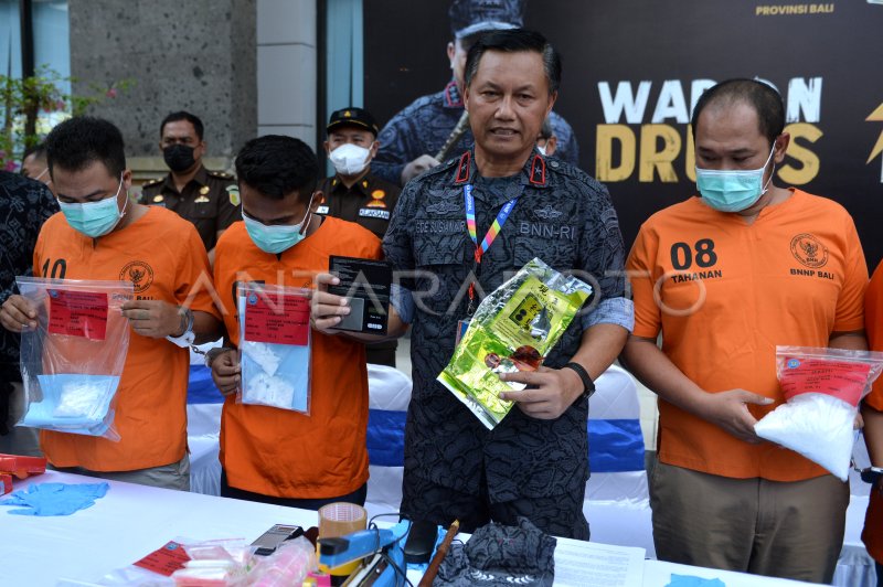 Pengungkapan Kasus Peredaran Narkotika Di Bali Antara Foto