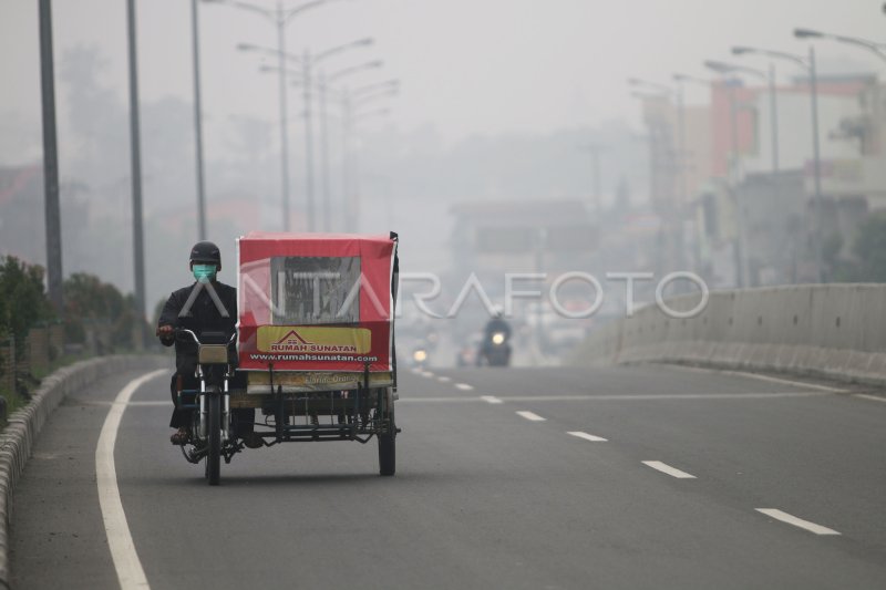 KABUT ASAP SELIMUTI MEDAN