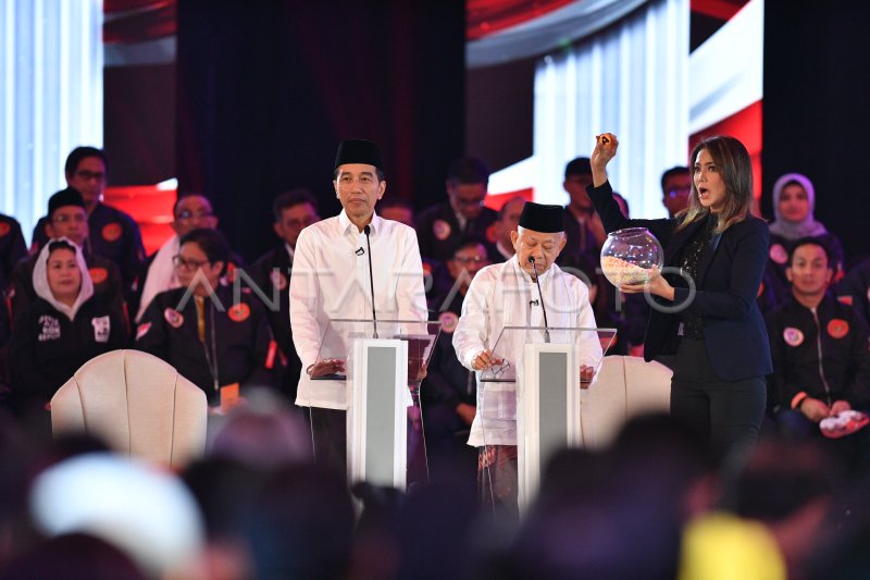 Debat Pertama Capres And Cawapres 2019 Antara Foto