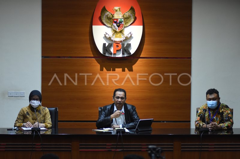 Konferensi Pers Hasil Survei Pemberantasan Korupsi Antara Foto