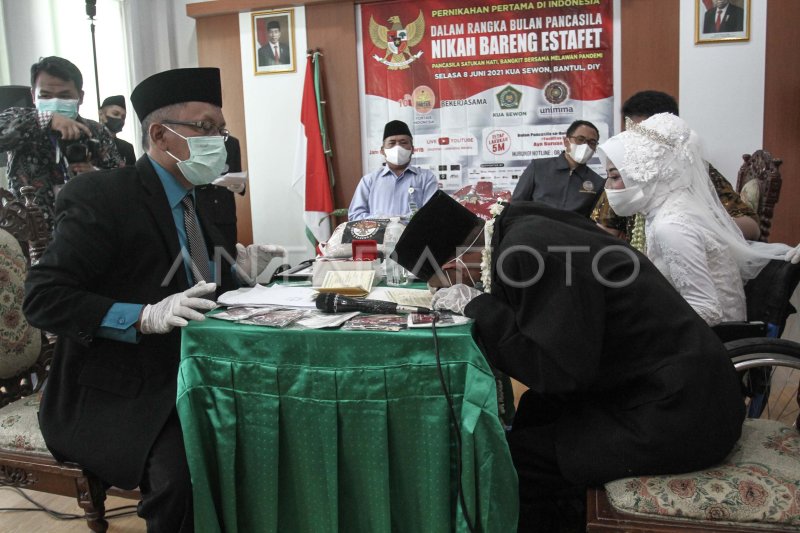 NIKAH GRATIS SAAT PANDEMI COVID 19 ANTARA Foto NIKAH GRATIS SAAT PANDEMI COVID 19 ANTARA Foto
