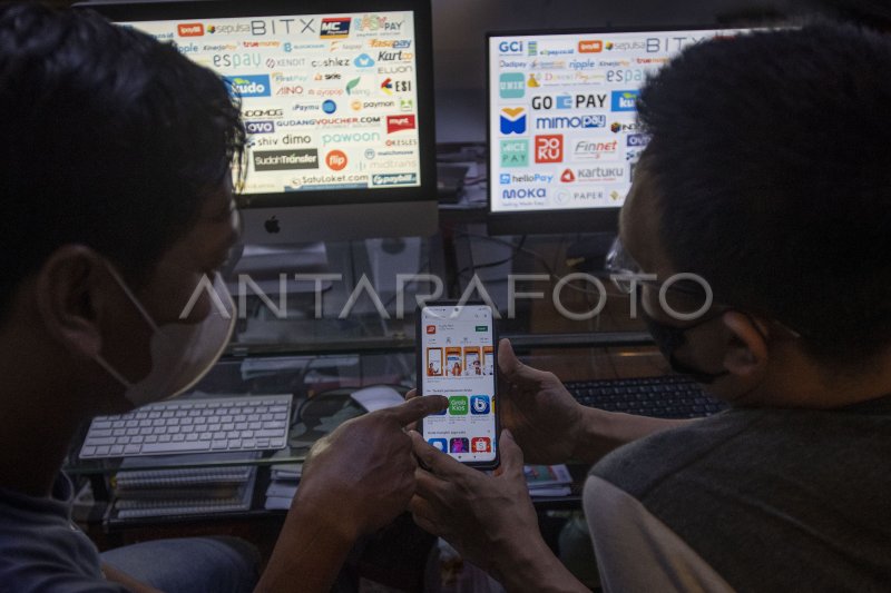 POTENSI EKONOMI DIGITAL INDONESIA | ANTARA Foto