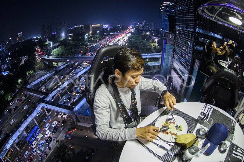 DESTINASI LOUNGE IN THE SKY DI JAKARTA | ANTARA Foto