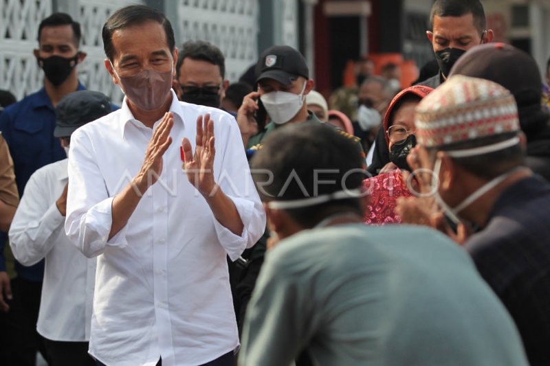 KUNJUNGAN KERJA PRESIDEN JOKO WIDODO DI KAMPUNG NELAYAN SURABAYA ...