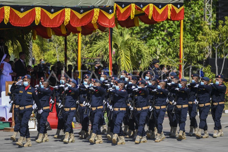 UPACARA PERINGATAN RESTORASI KEMERDEKAAN TIMOR LESTE KE 20 | ANTARA Foto