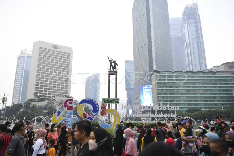 HARI BEBAS KENDARAAN BERMOTOR DI JAKARTA | ANTARA Foto