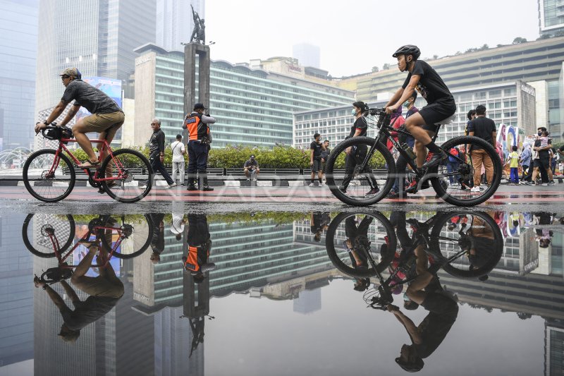 HARI BEBAS KENDARAAN BERMOTOR DI JAKARTA | ANTARA Foto