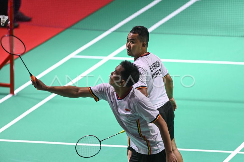 BADMINTON GANDA PUTRA ASEAN PARA GAMES 2022 | ANTARA Foto