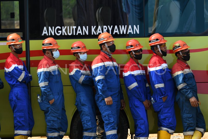 JUMLAH PRODUKSI MINYAK BLOK ROKAN SETELAH PERTAMINA AMBIL ALIH | ANTARA ...