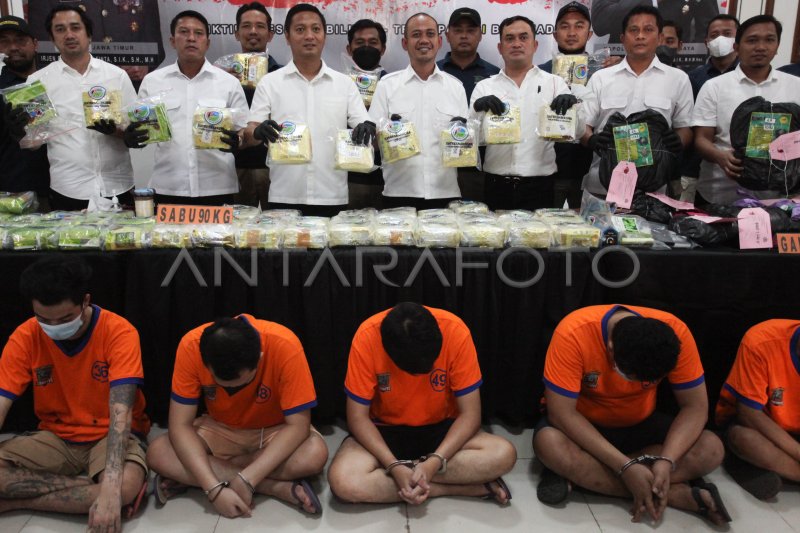 Kasus Peredaran Narkoba Antara Foto