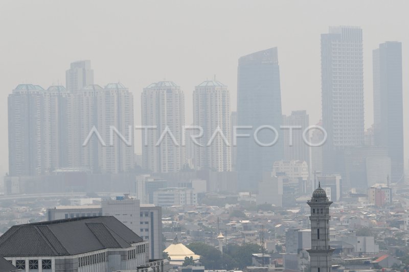 KUALITAS UDARA JAKARTA BURUK | ANTARA Foto