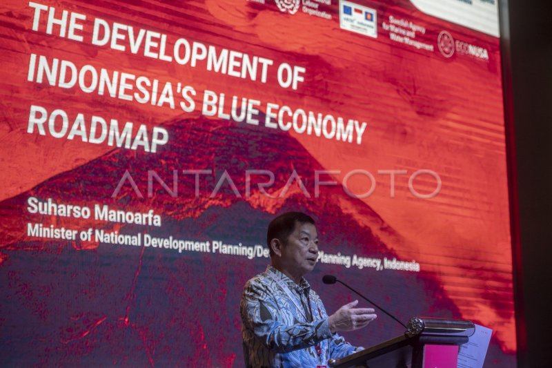 SEMINAR OF THE DEVELOPMENT OF INDONESIAS BLUE ECONOMY ROADMAP | ANTARA Foto