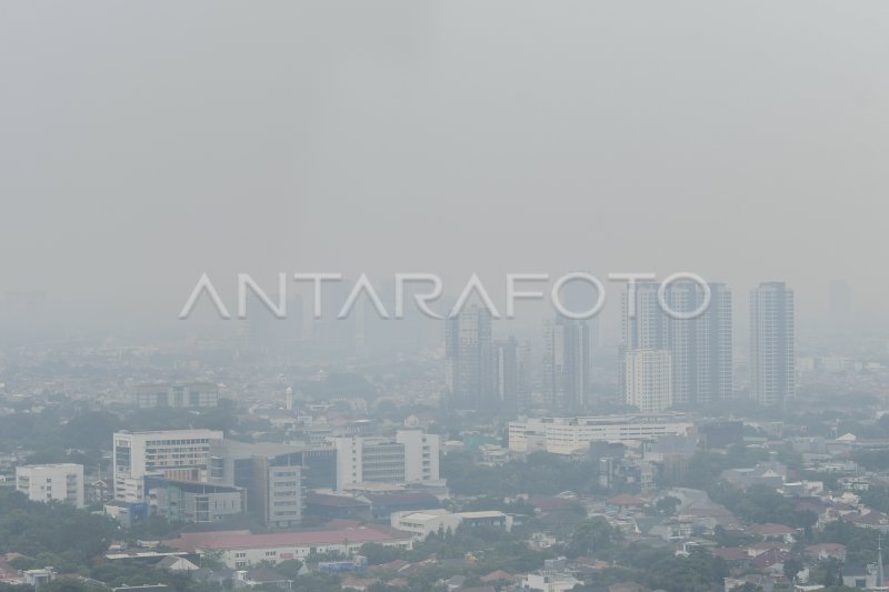 KUALITAS UDARA JAKARTA TIDAK SEHAT | ANTARA Foto