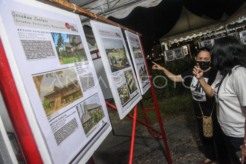 PAMERAN KARYA ARSITEKTUR DI KALIMANTAN TENGAH | ANTARA Foto